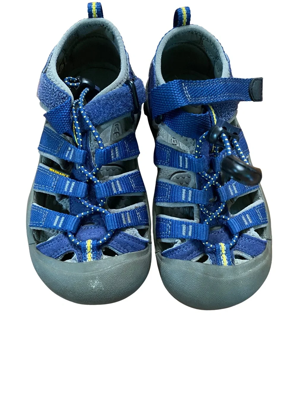 KEEN Newport H2 Kids Blue Gray Water Hiking Sandals Size 12